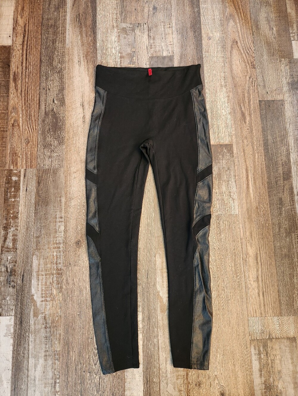 Spanx High Waisted Moto Ponte Leggings Size Large